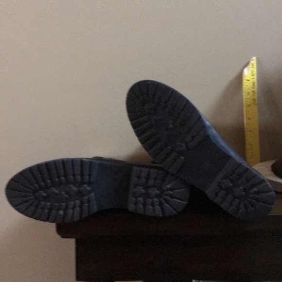 Or Marco London sz 37 Black w/ gold mid calf boots - Picture 2 of 4